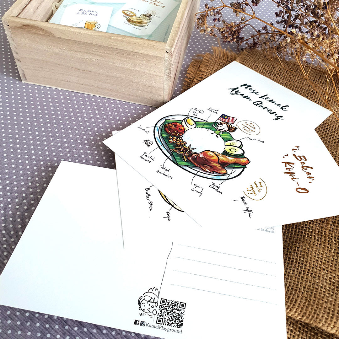 Kano Postcard Food Set