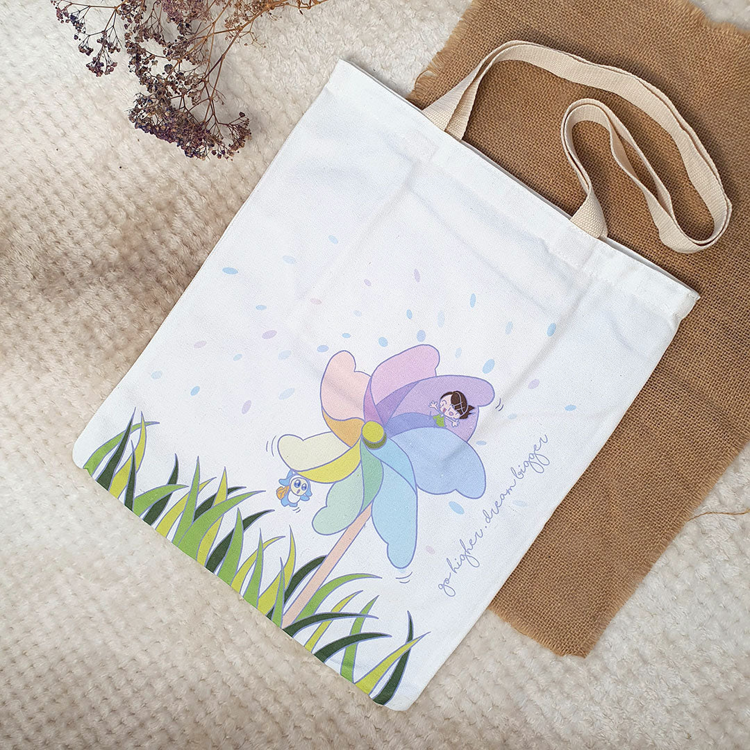 Pinwheel Ride Totebag