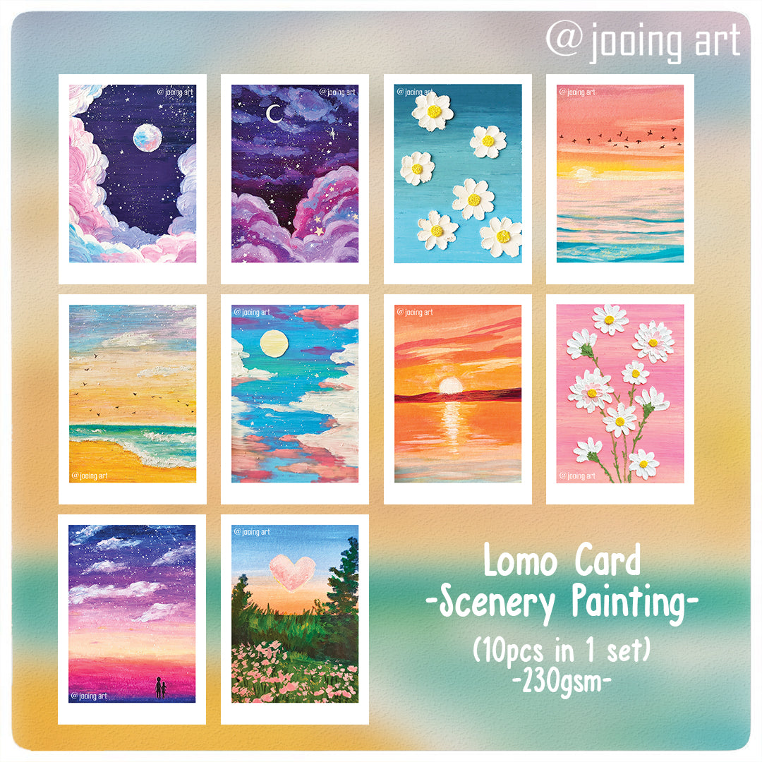 Lomo Card - Scenery Painting