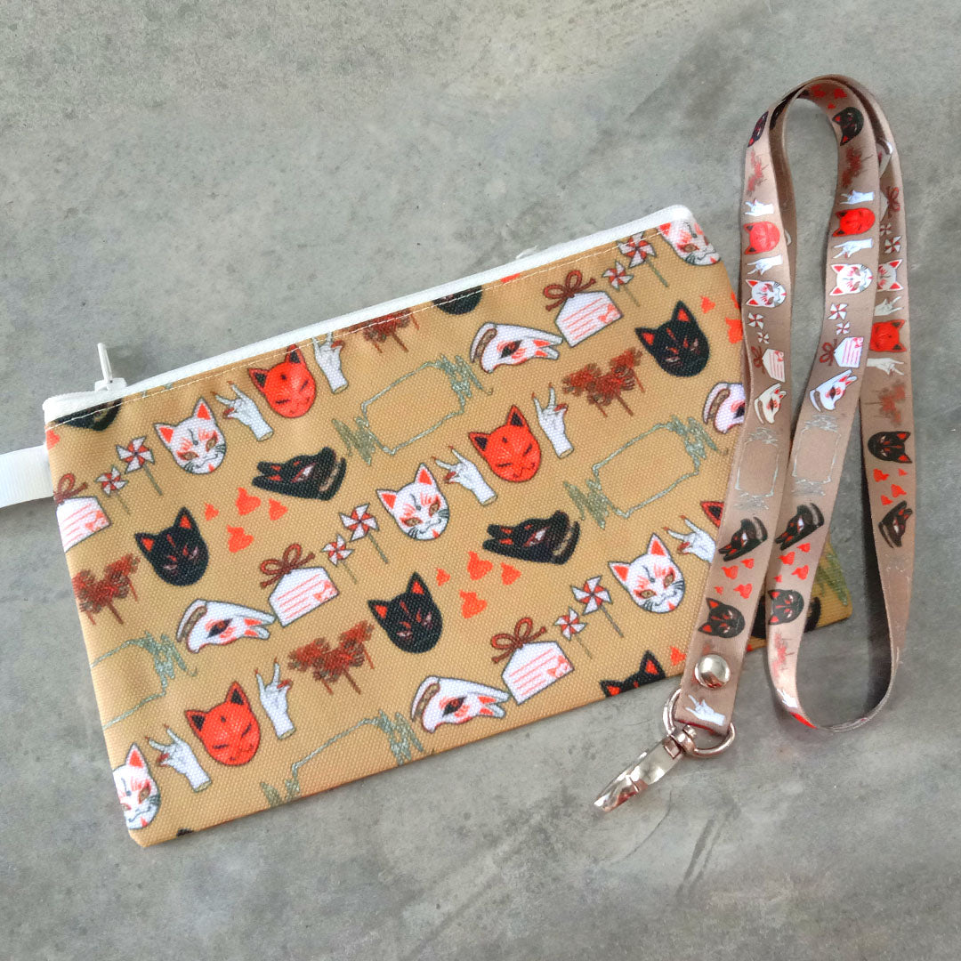 Fox Pouch set (pouch+lanyard)