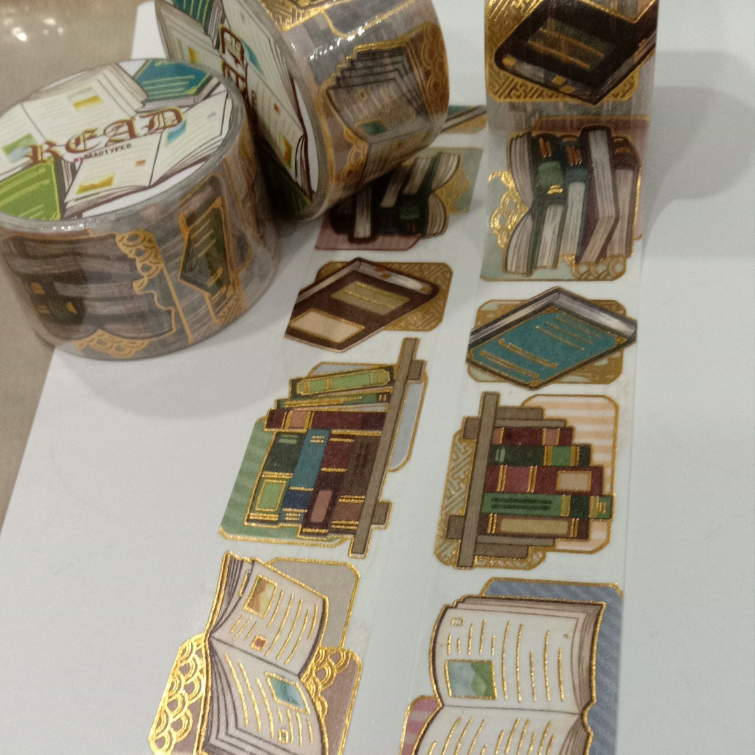 READ gold foil washi tape