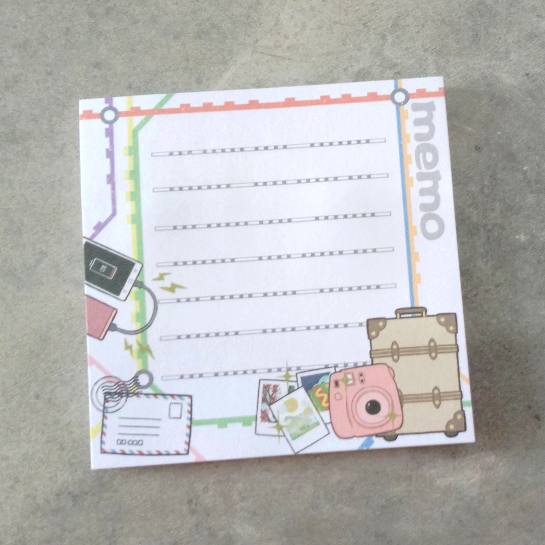 Subway Sticky Notepad