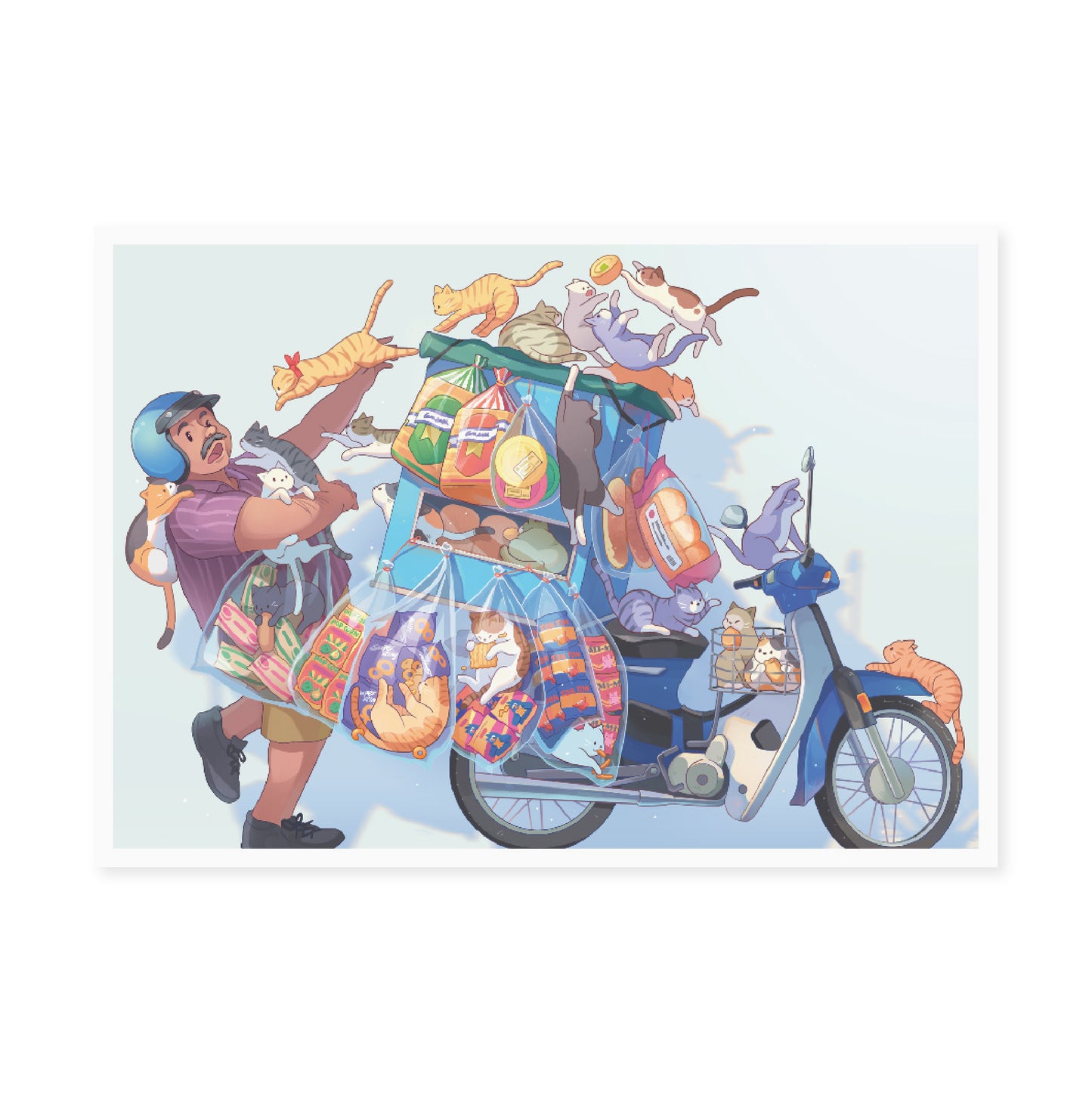 loka made postcard | Meowgical Encounters