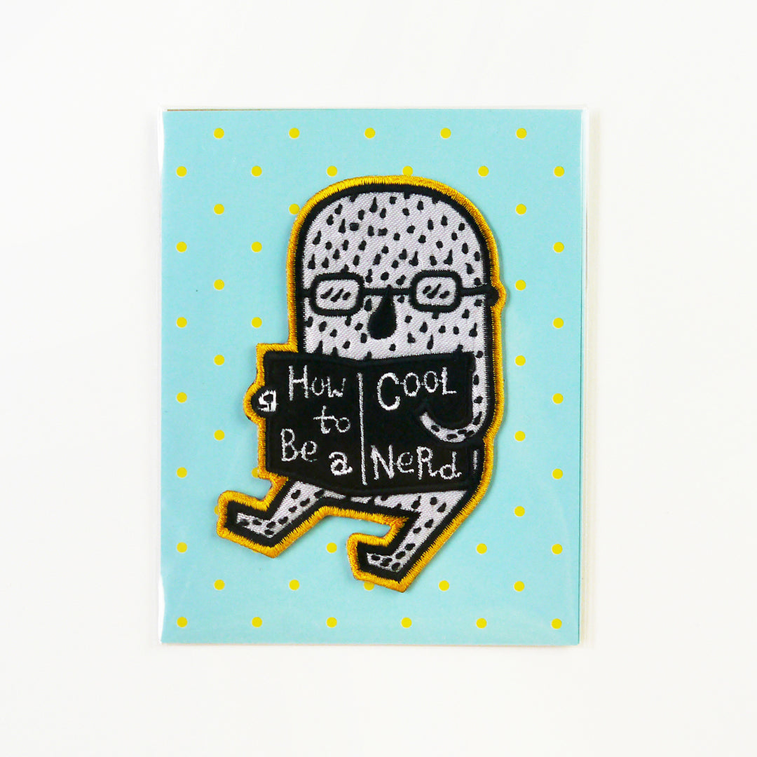 Minifanfan | How To Be A Cool Nerd Iron On Patch
