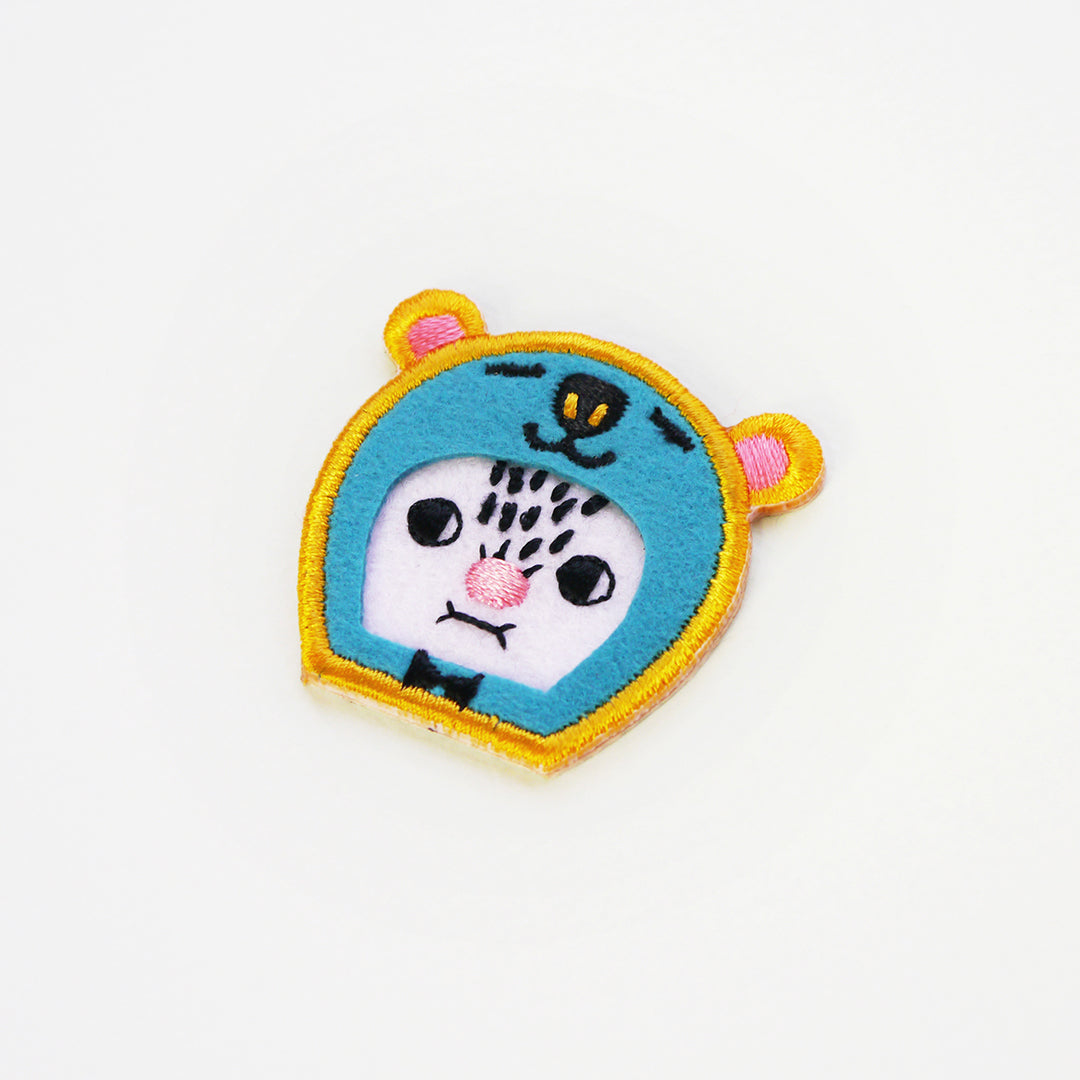Minifanfan | Mr. B The Sea Green Bear Patch Pin