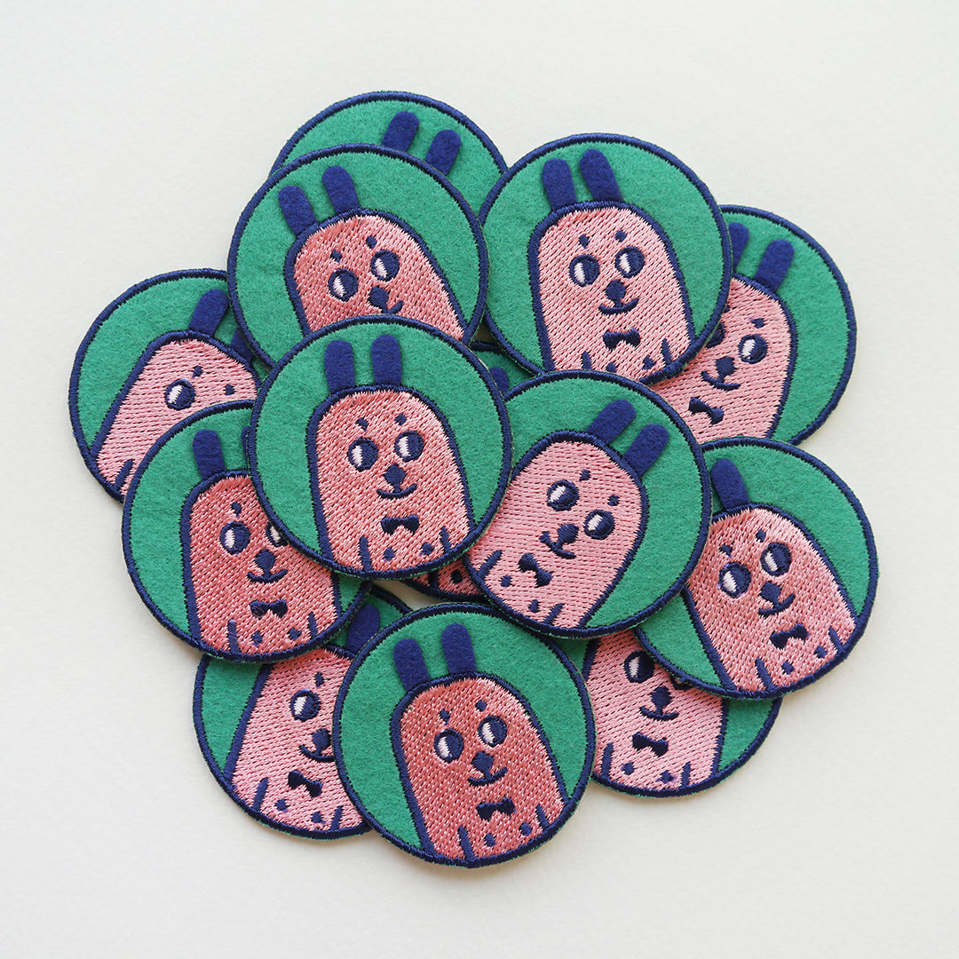 Minifanfan | Pink Rabbit Sticker Patch