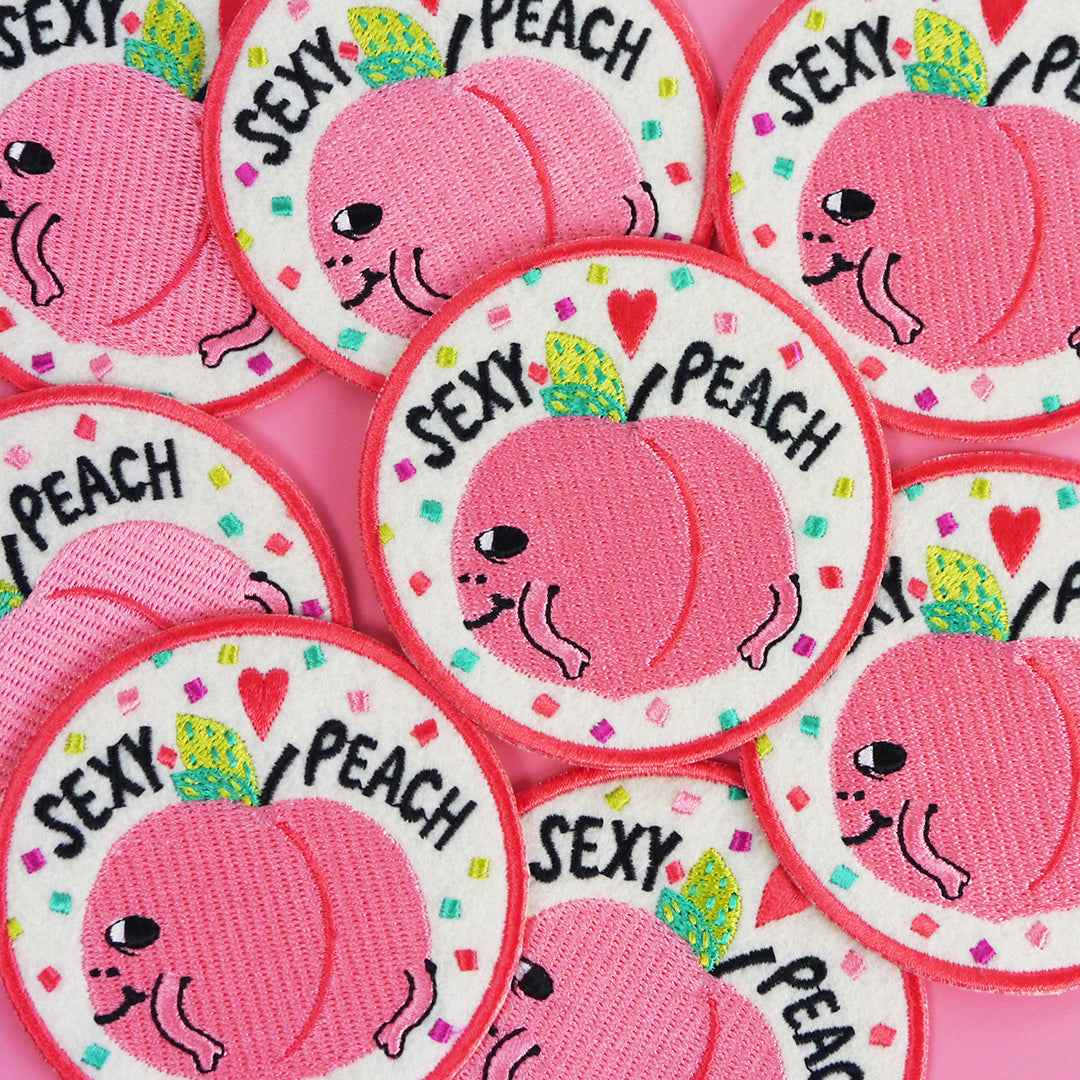 Minifanfan | Sexy Peach Iron On Patch