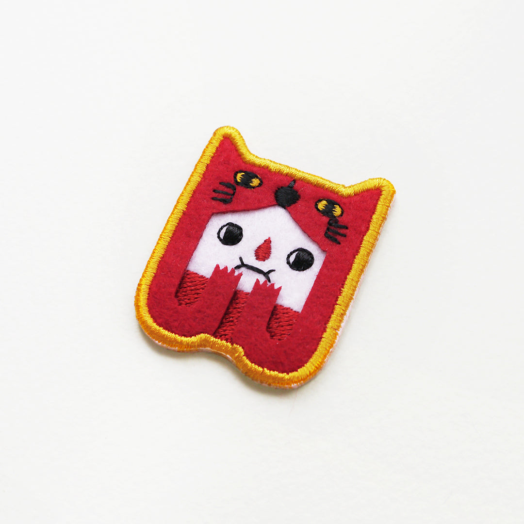Minifanfan | Veela The Big Red Cat Sticker Patch