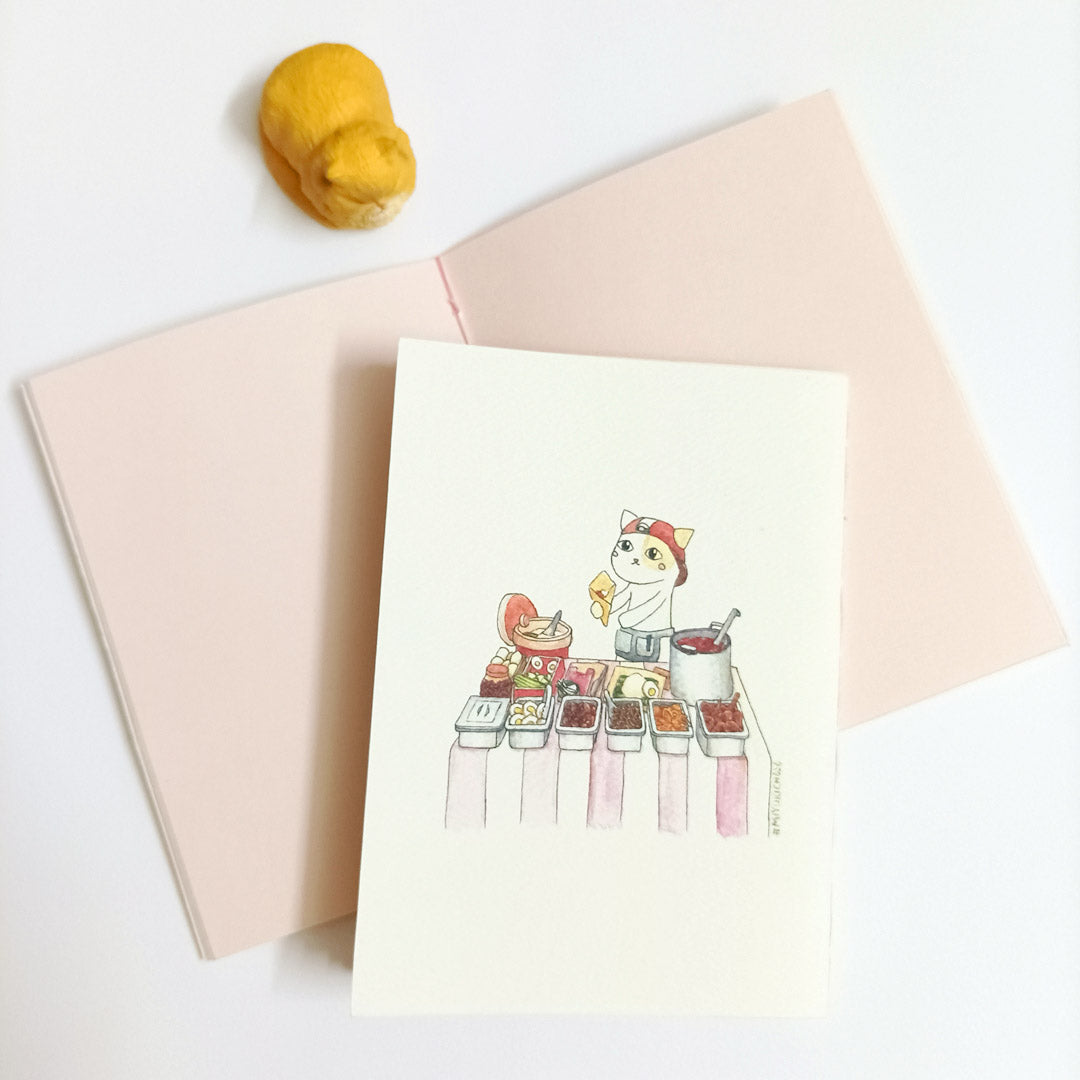 Mi PocketNote - Nasi lemak stall