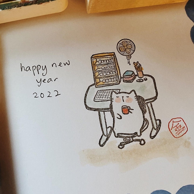 Catdoo rubber stamp - New Workdesk (CD3691906)