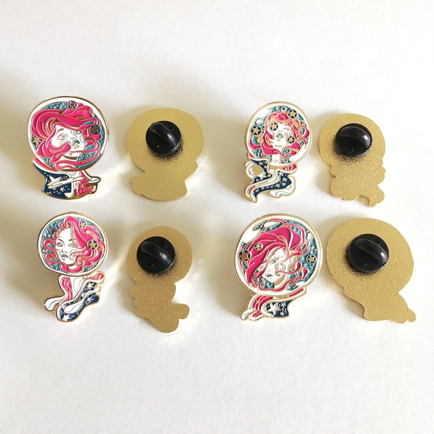 Space Girl Pin