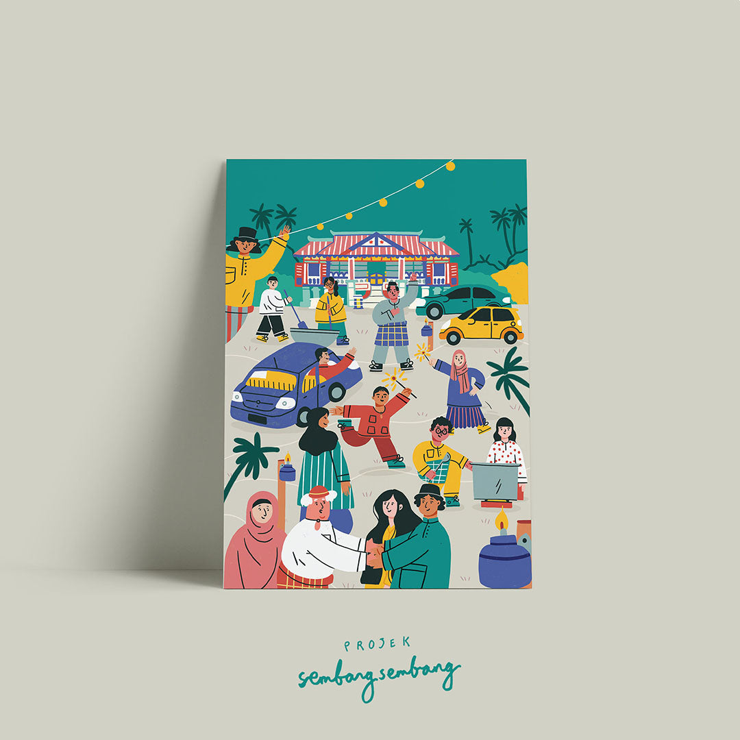 Postcard - Raya Tetap Raya