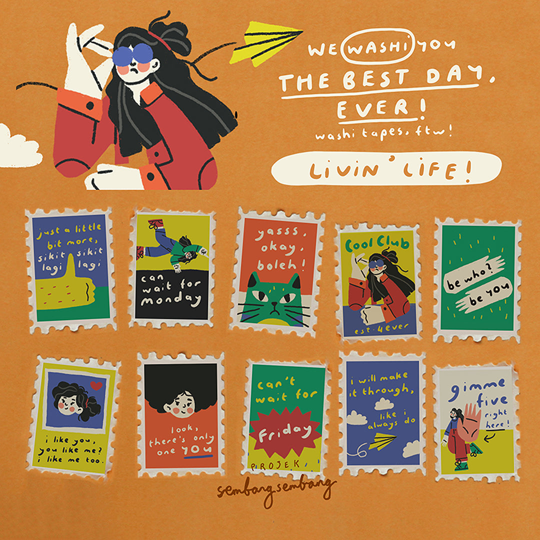 Washi Tape - Livin' Life