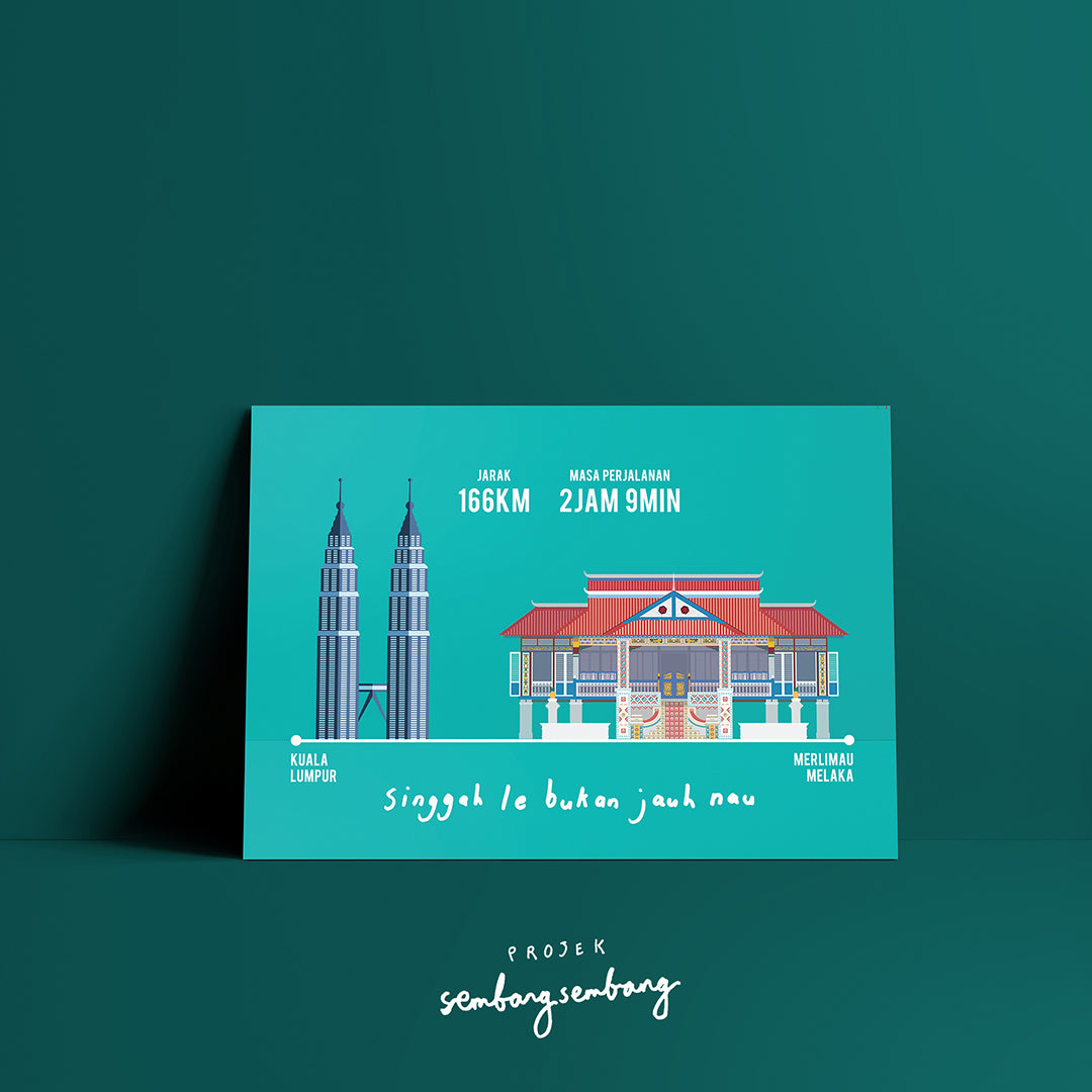 Postcard - KL to Merlimau