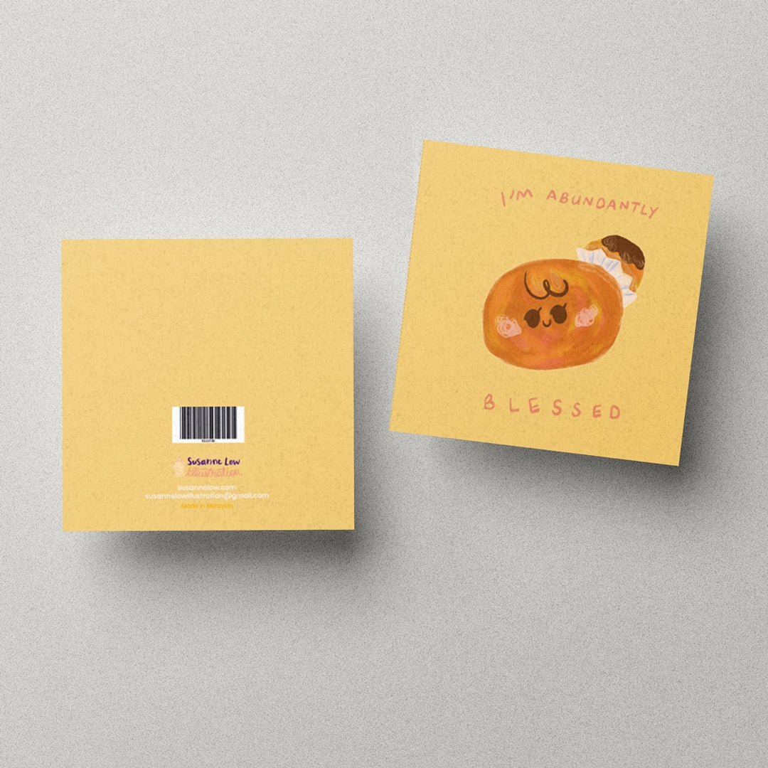 I'm Abundantly Blessed Greeting Card