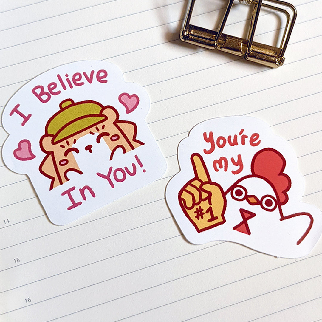 PUGIBUNI Positive Vibe Sticker Pack