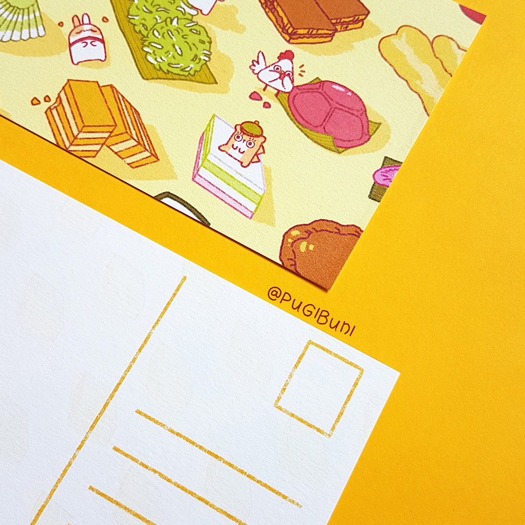 PUGIBUNI Postcard Kuih-Muih