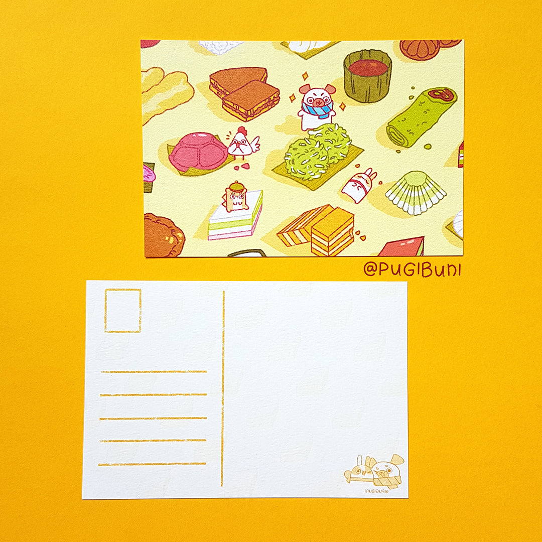 PUGIBUNI Postcard Kuih-Muih