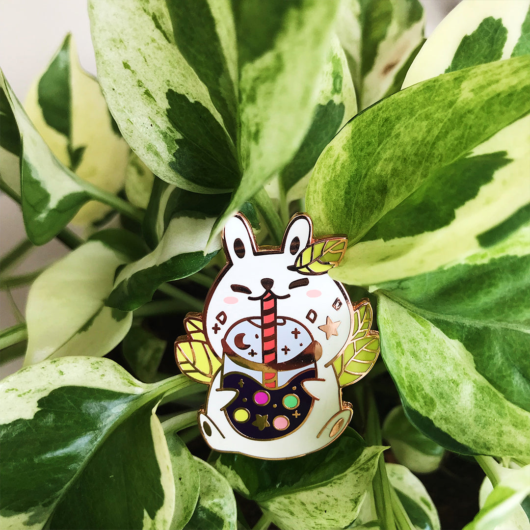 Boba Bun Enamel Pin