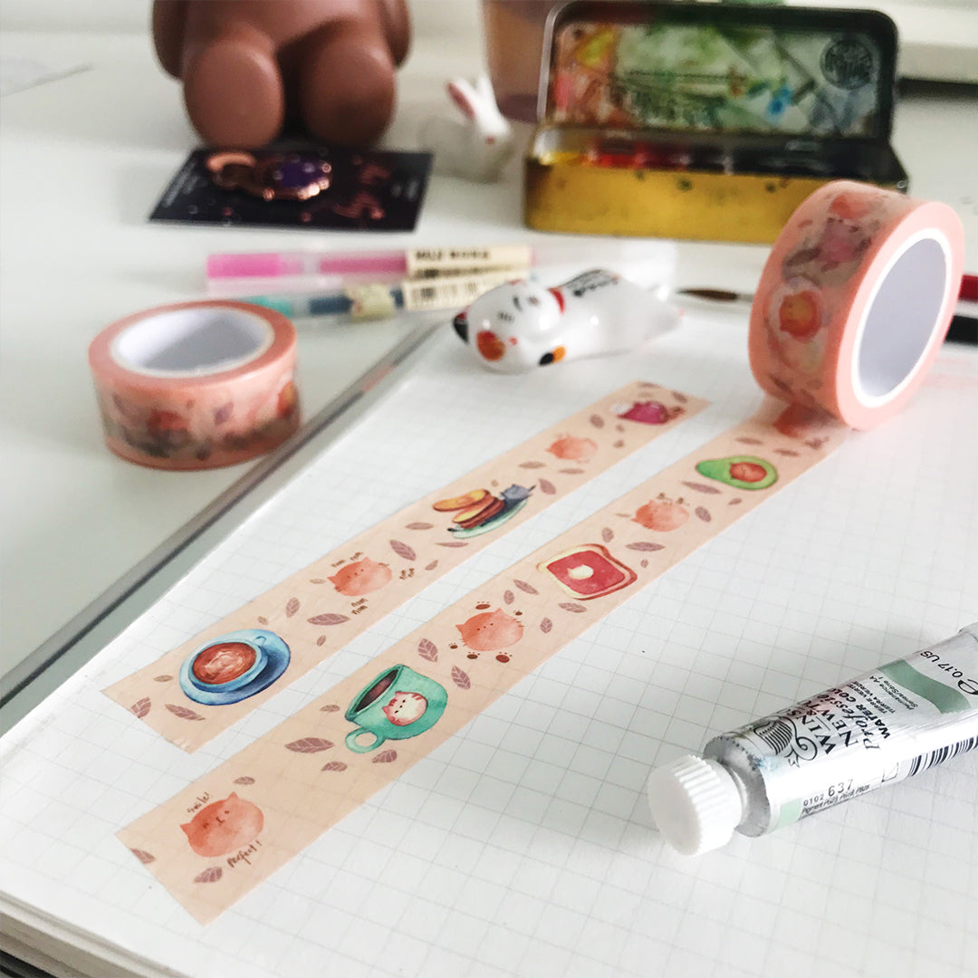 Cat-fe Washi Tape