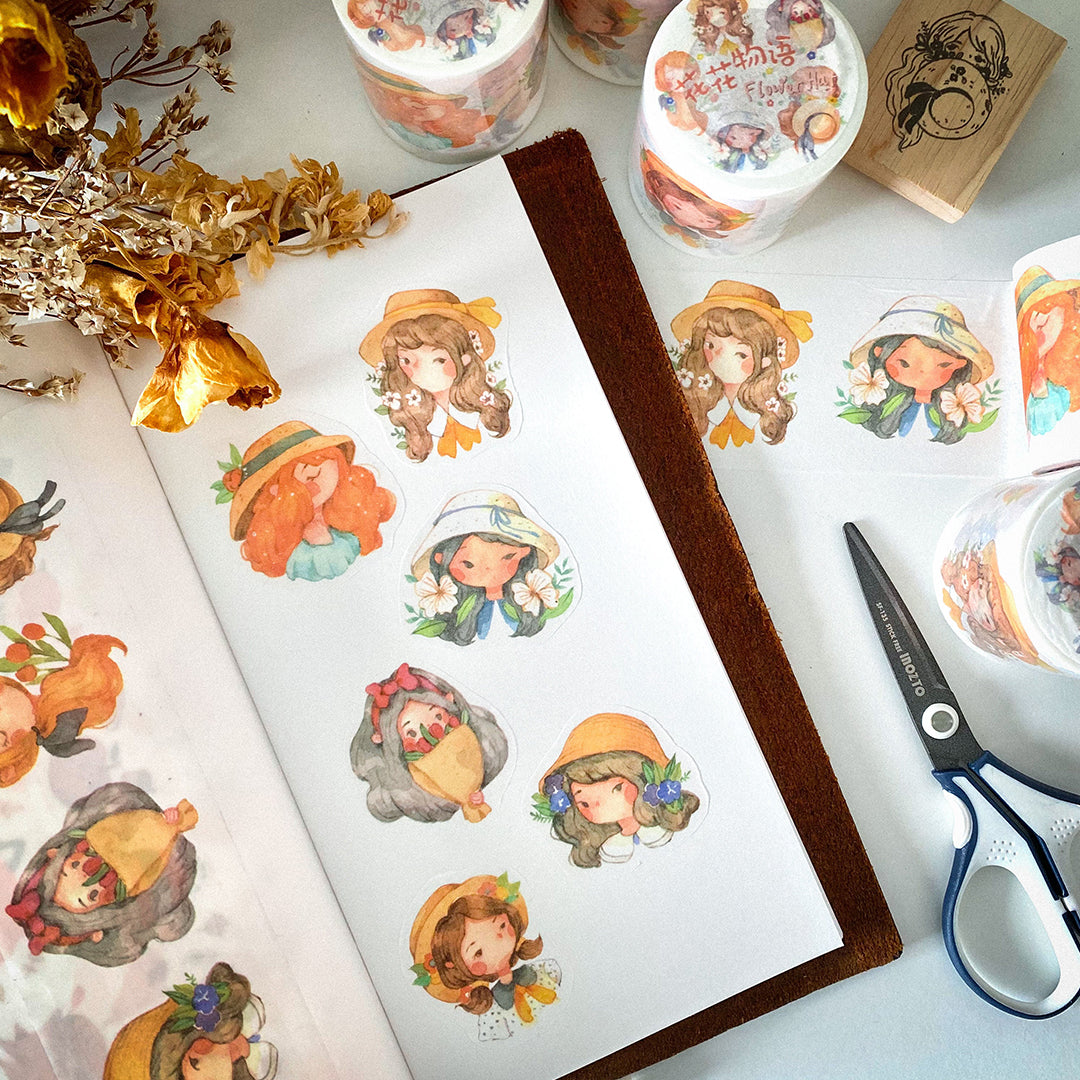 Flower Hat Washi Tape