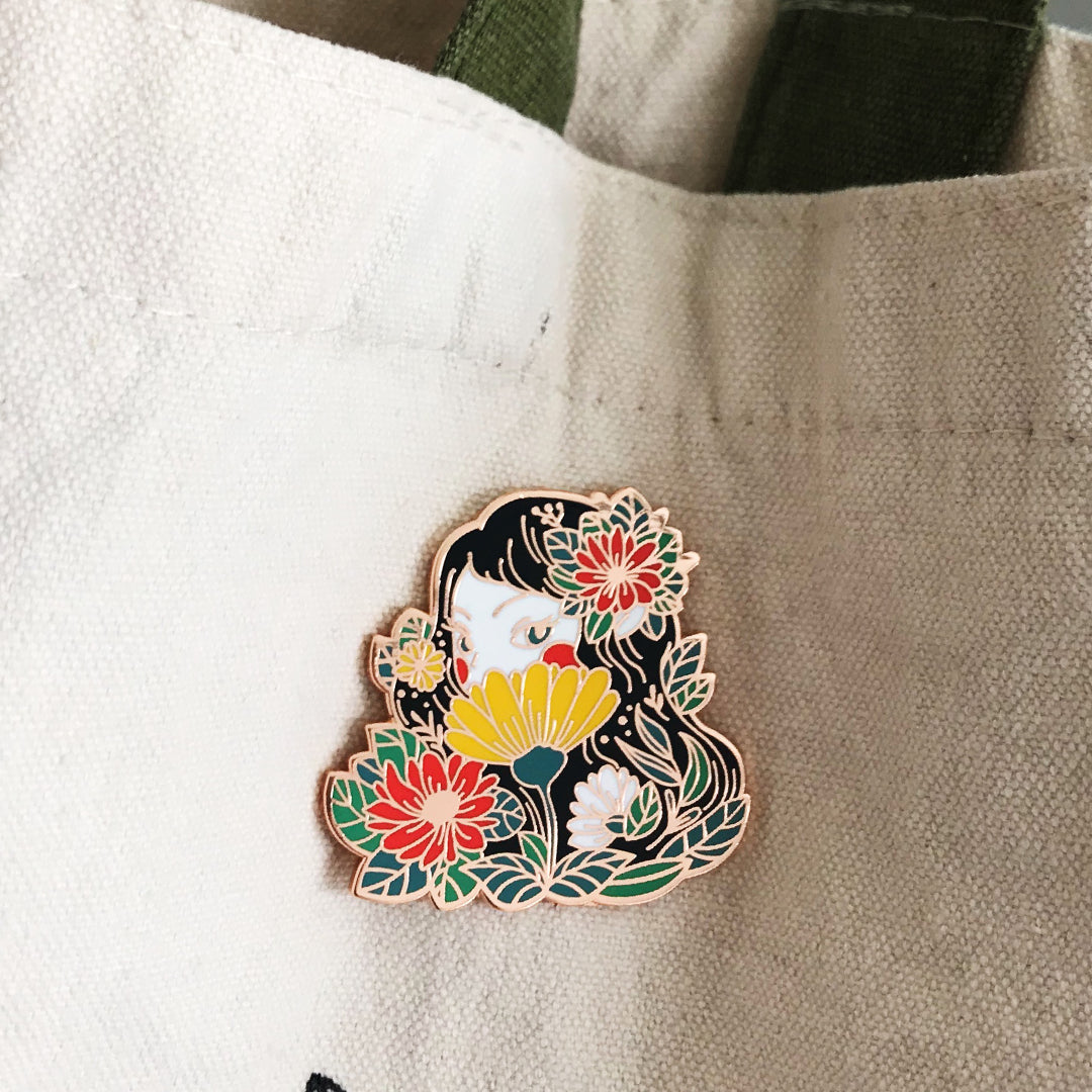 Growth Enamel Pin