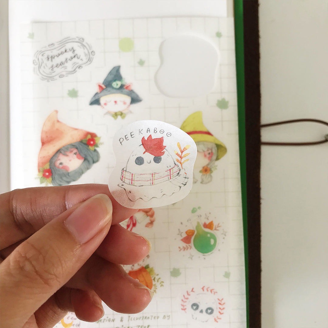 Spooky Season Washi Sticker Sheet