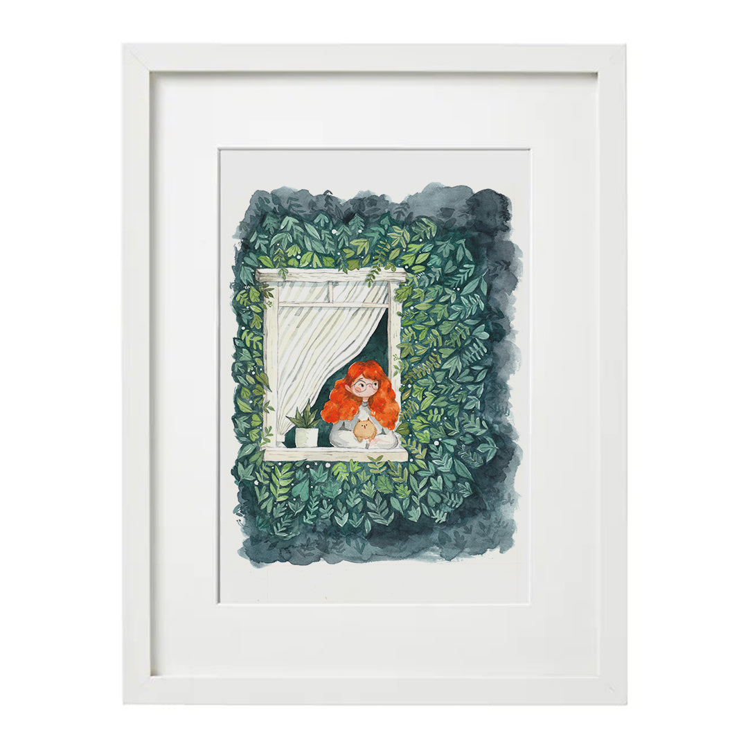 Window A4 Art Print