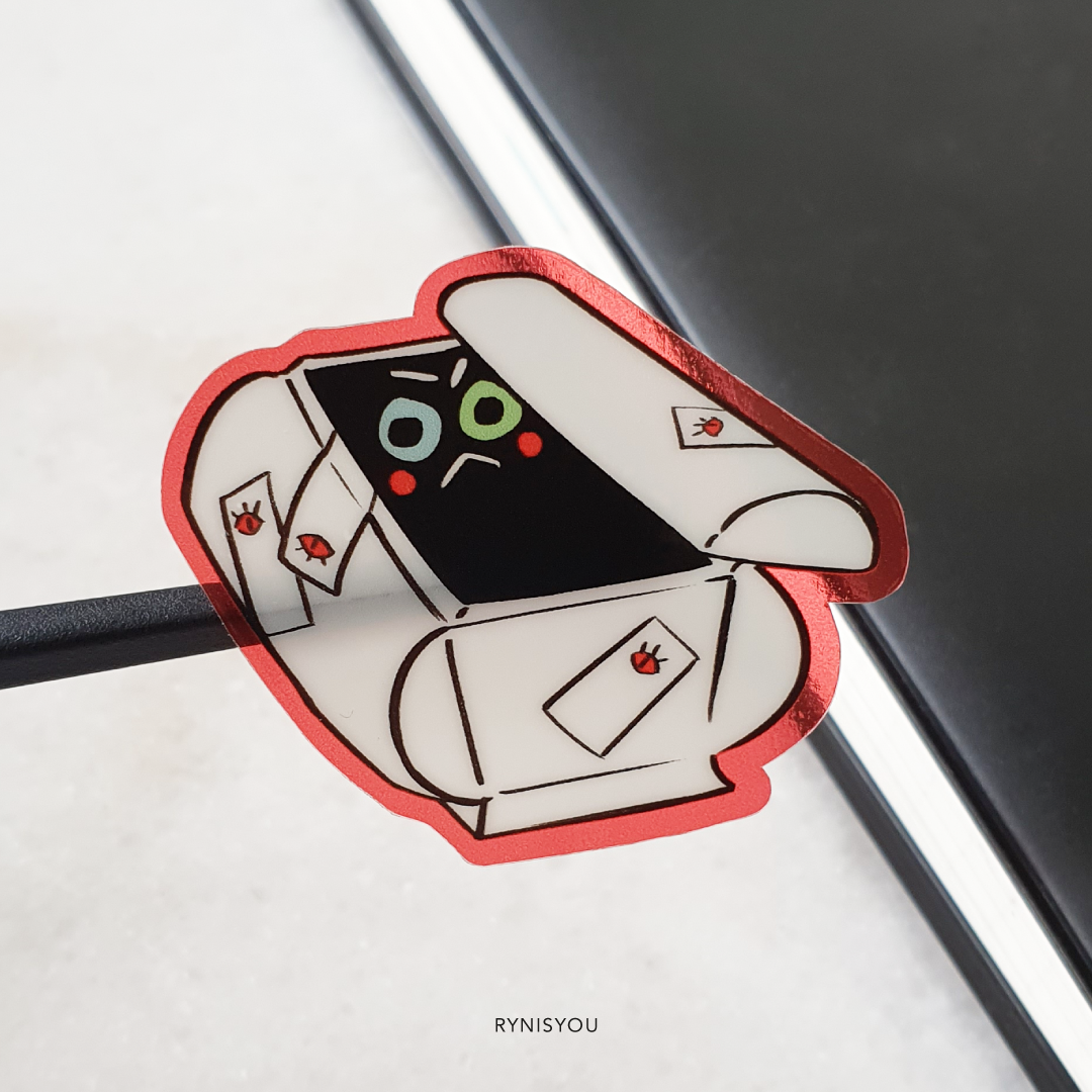 Geung-Si Cat Waterproof Transparent Sticker Sheet