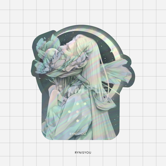 Moonlight Waterproof Holographic Vinyl Sticker