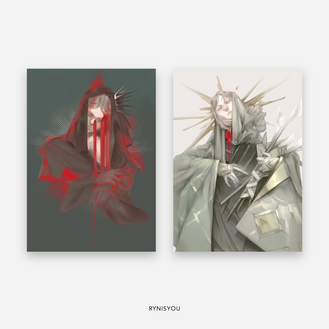Night - Noon A5 Print Set