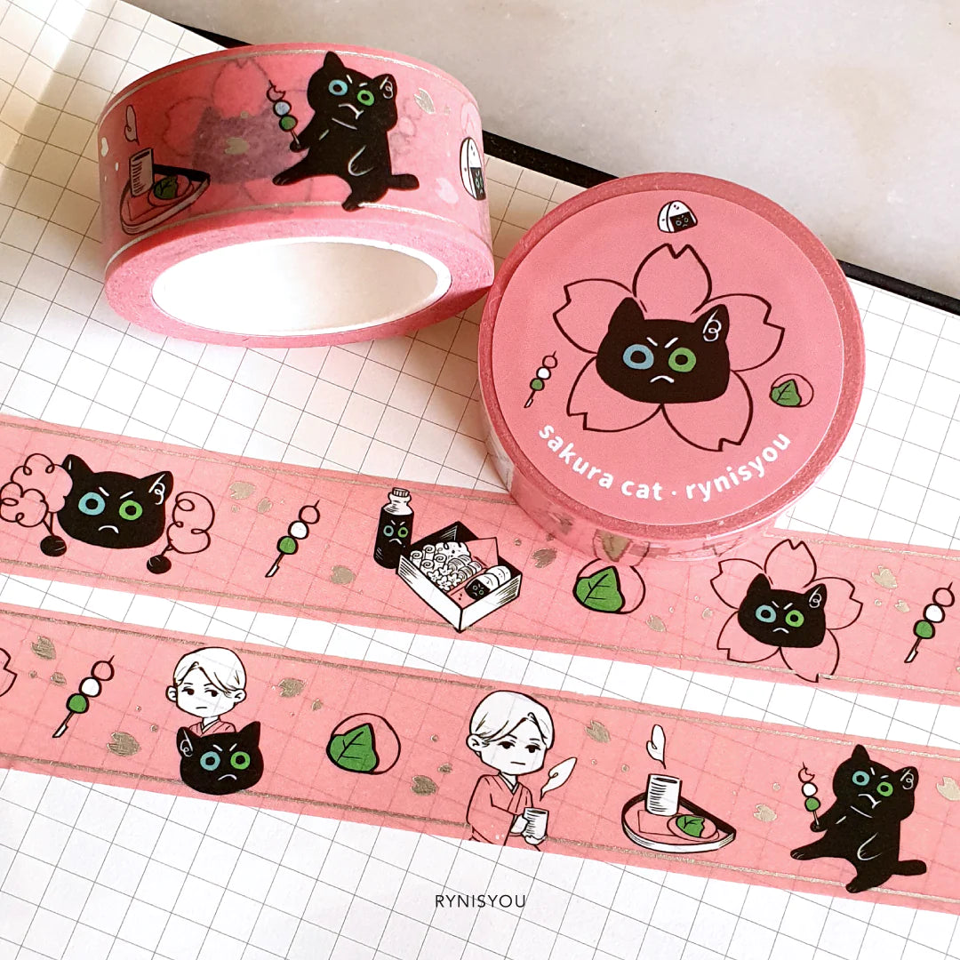 Washi Sampler | Spring Cats