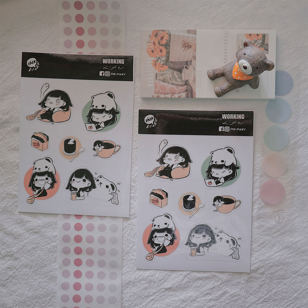 INK.DIARY Sticker - Working Life