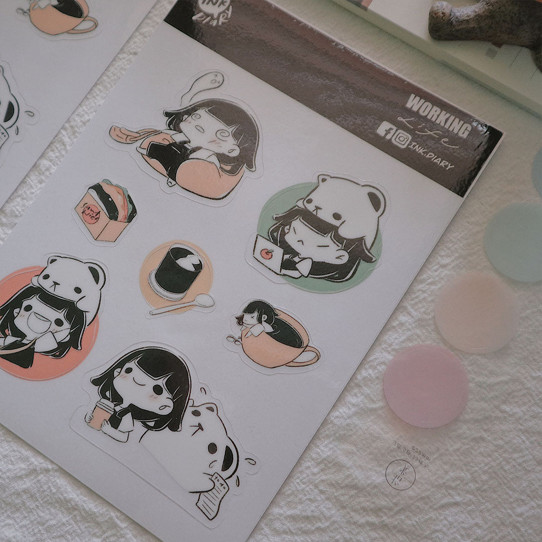 INK.DIARY Sticker - Working Life
