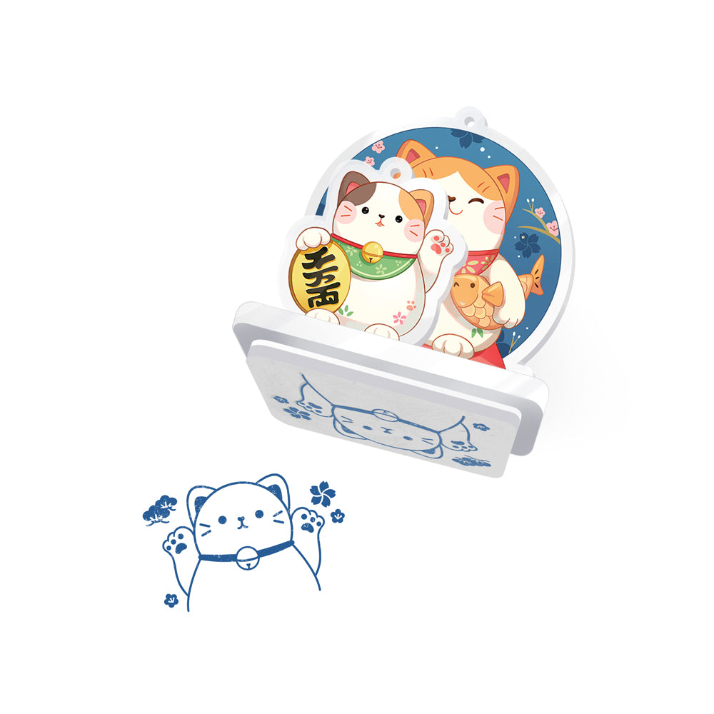 Purrfect Stamp Block | I'm Feline Lucky