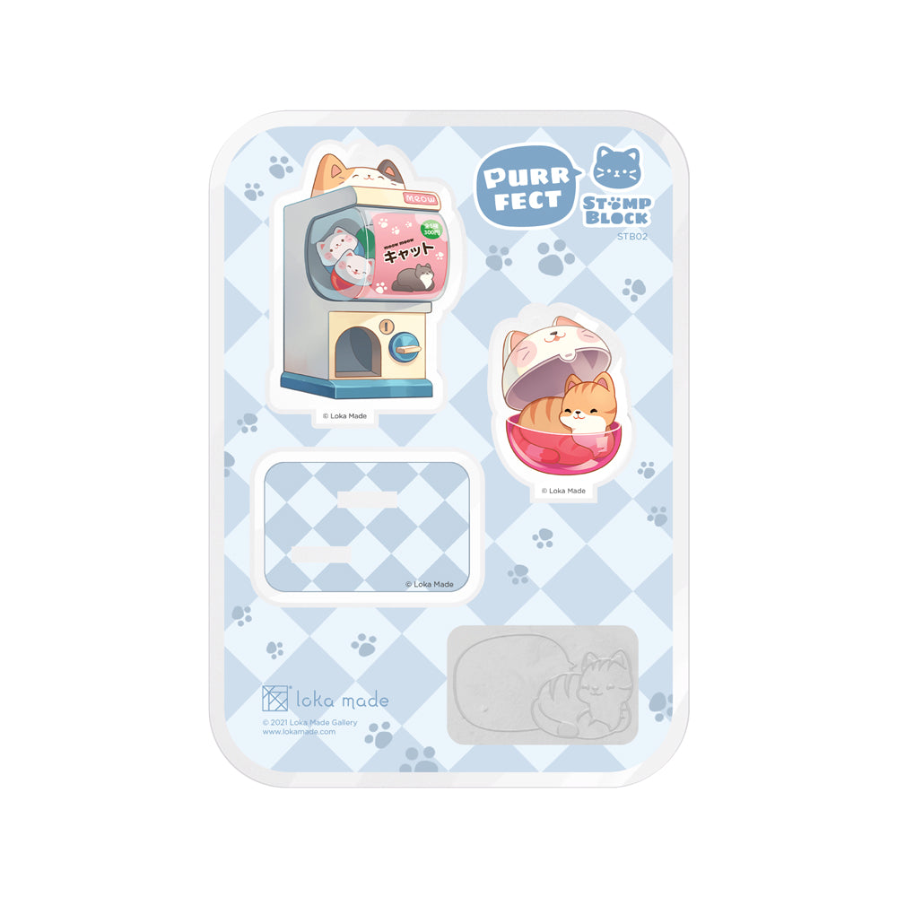 Purrfect Stamp Block | Gacha-self a Cat