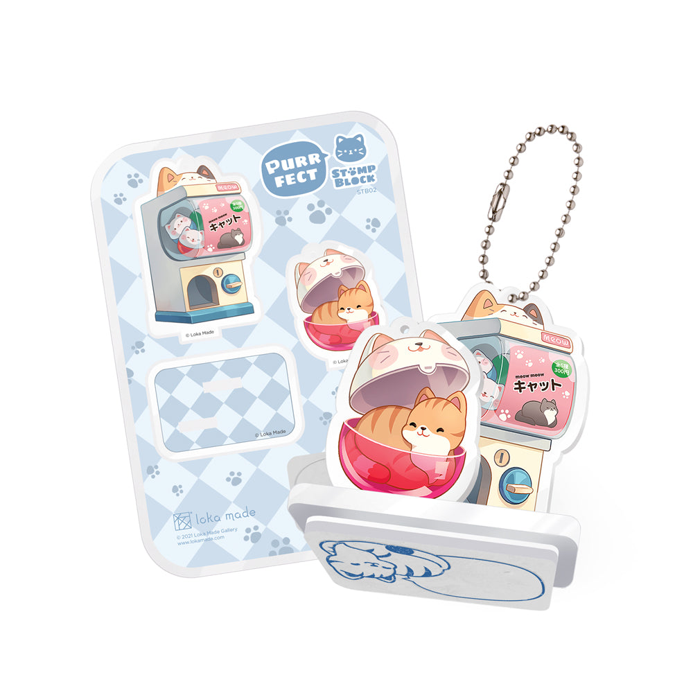 Purrfect Stamp Block | Gacha-self a Cat