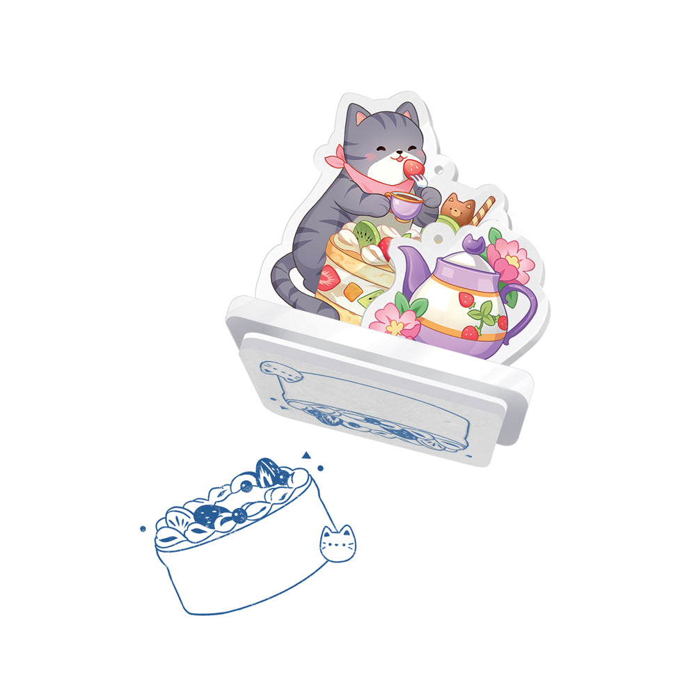 Purrfect Stamp Block | Itadaki-meows