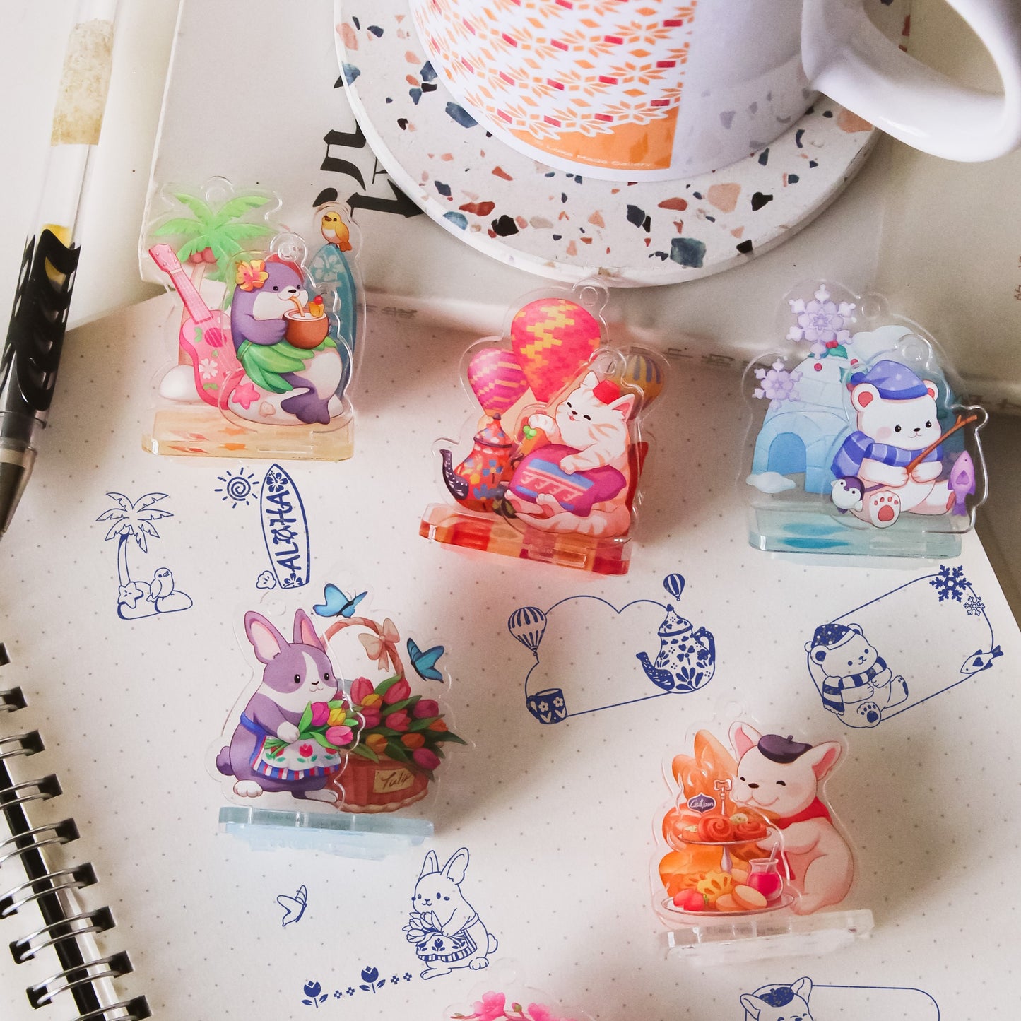 Purrfect Stamp Block | Catch of the Day