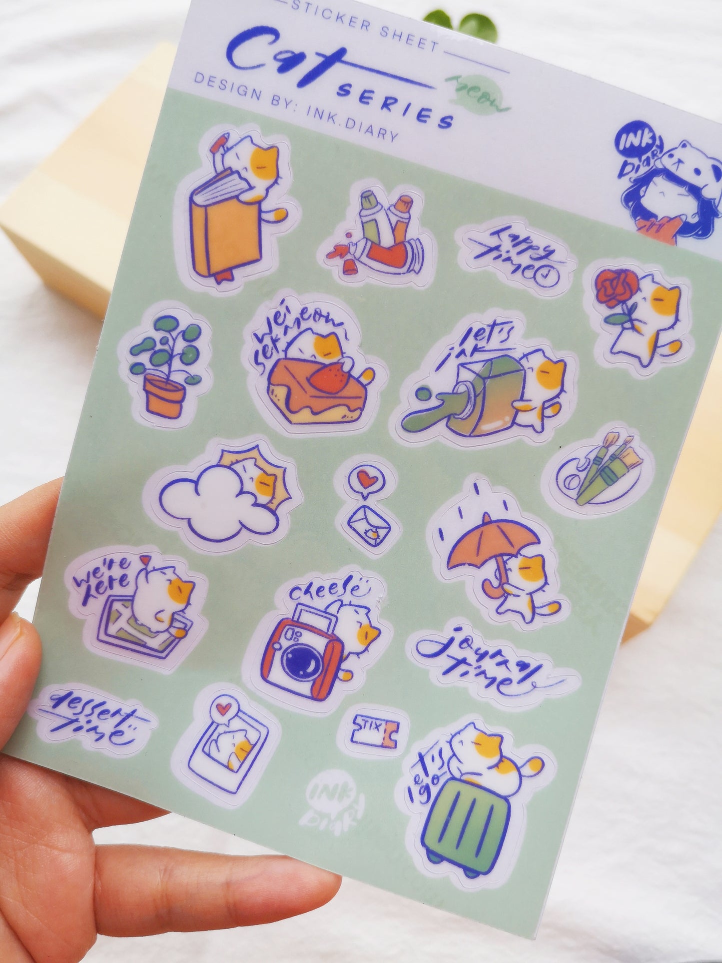 INK.DIARY Sticker - Cat Series