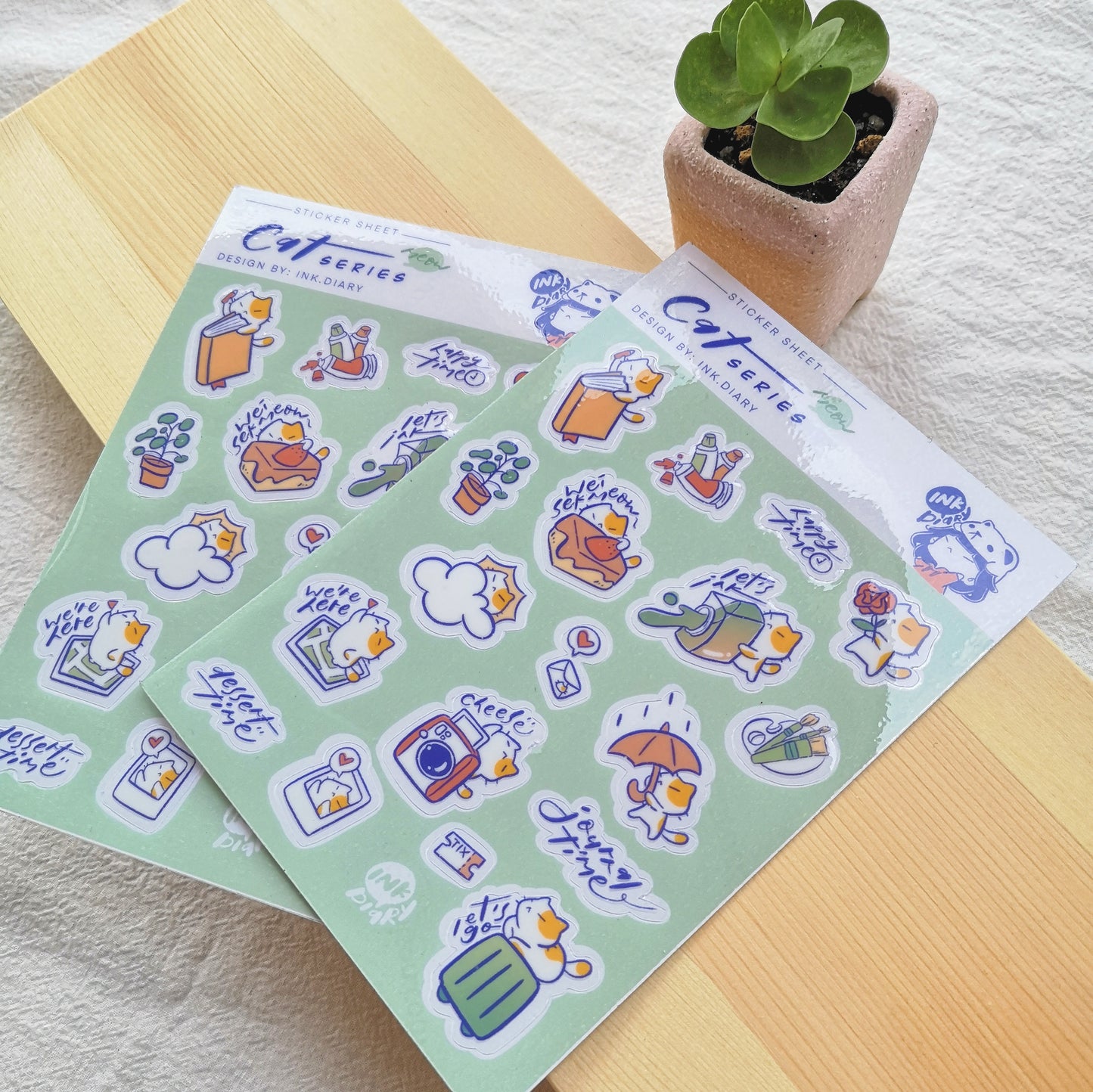 INK.DIARY Sticker - Cat Series