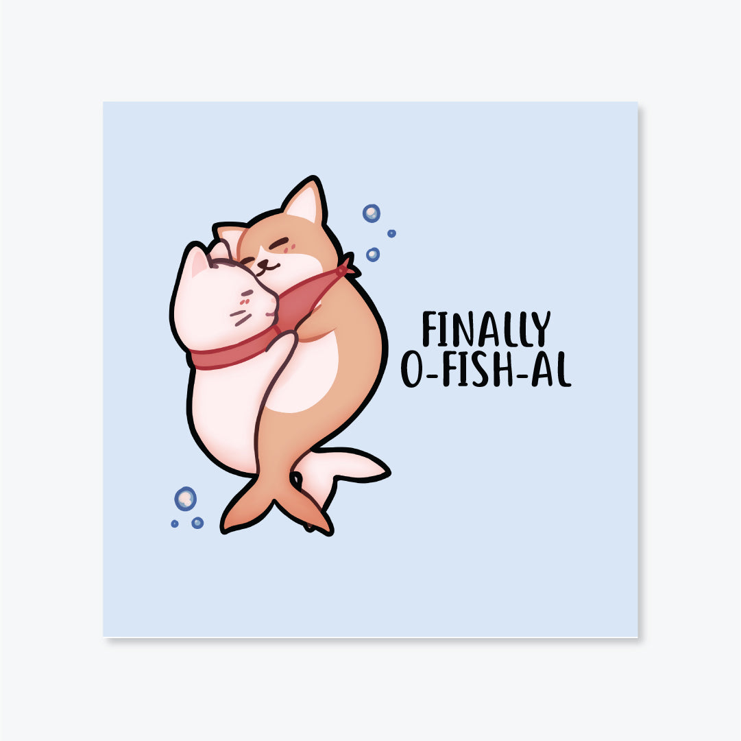 Salt x Paper Greeting Card - O Fish-al