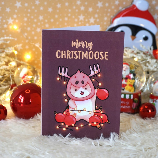 Salt x Paper Greeting Card - Merry Christmasmoose