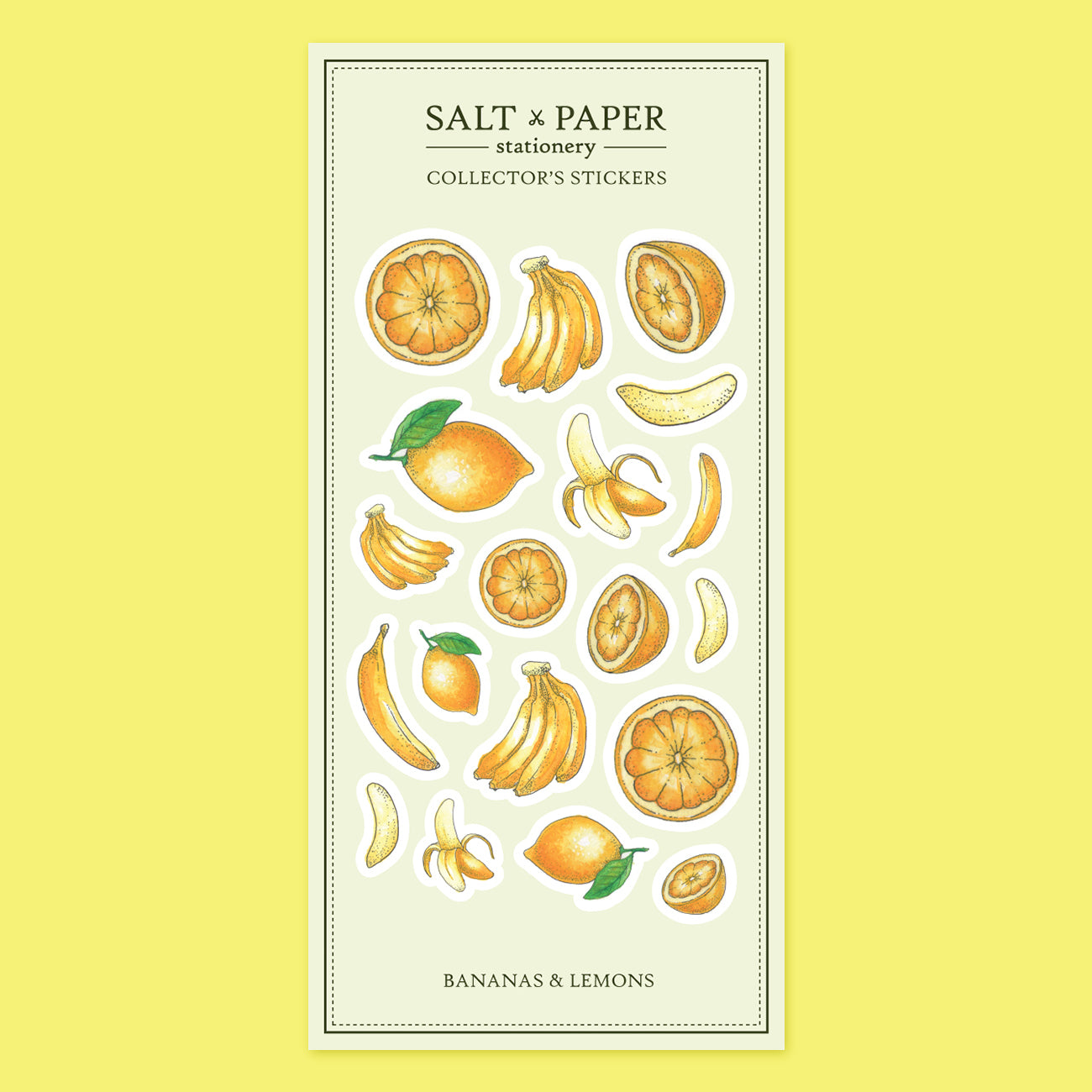 Salt x Paper Sticker - Bananas & Lemons