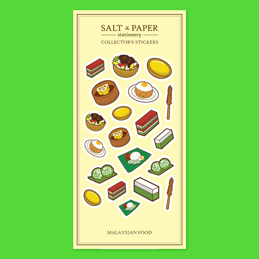 Salt x Paper Sticker - Malaysian Food