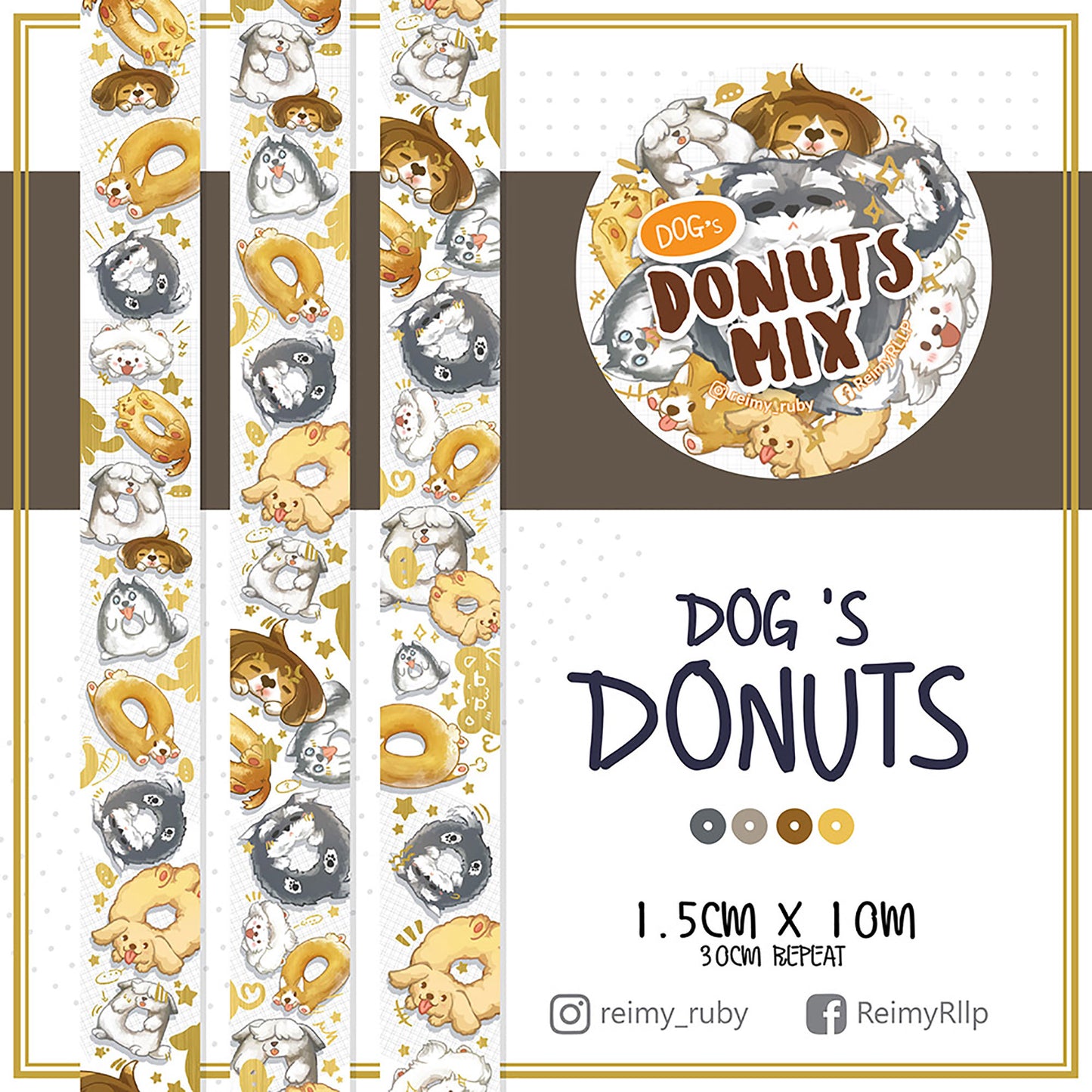 Washi Sampler | Furry Friends #2