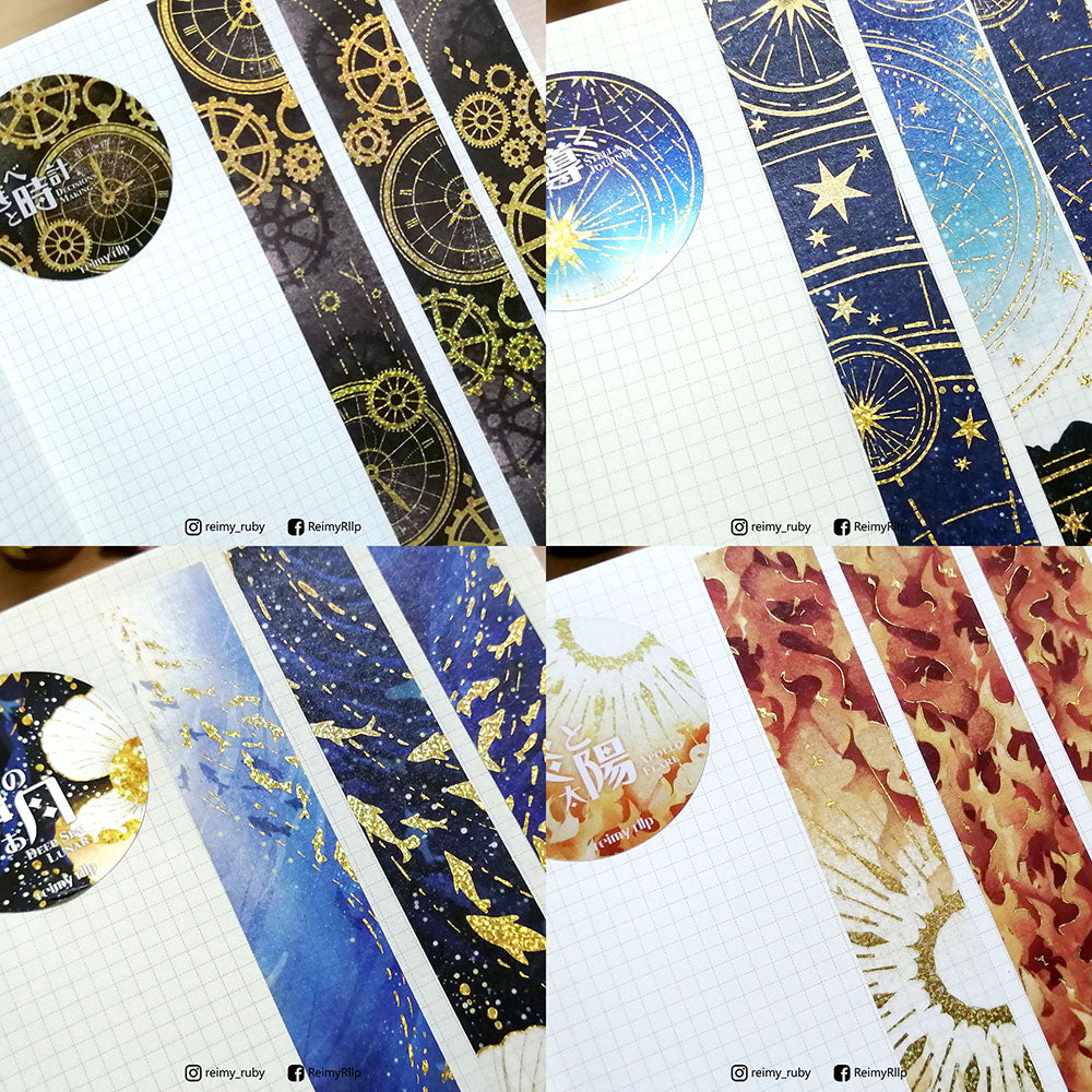 20mm Gold Foil Washi Season 3 - TIME