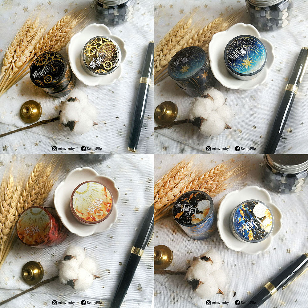 20mm Gold Foil Washi Season 3 - LUNA
