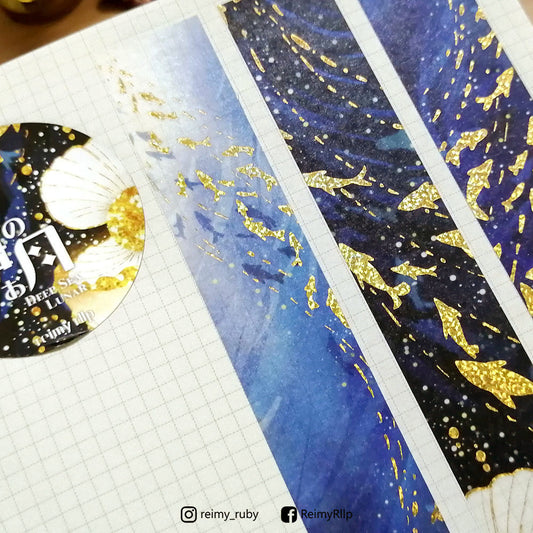 20mm Gold Foil Washi Season 3 - LUNA