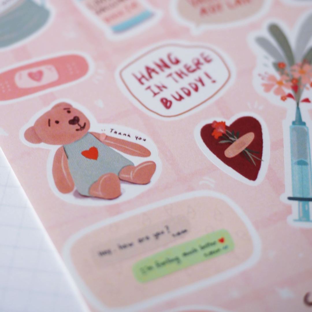 Covid Resilience | A6 sticker